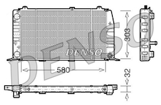 Chladič, chlazení motoru DENSO DRM02010