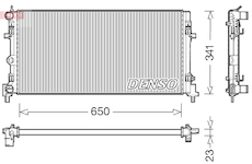 Chladič, chlazení motoru DENSO DRM02015