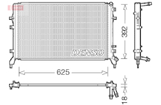 Chladič, chlazení motoru DENSO DRM02016