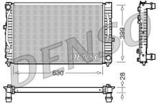 Chladič, chlazení motoru DENSO DRM02032