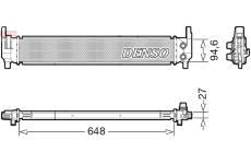 Chladič, chlazení motoru DENSO DRM02042