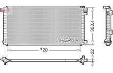 Chladič, chlazení motoru DENSO DRM02051