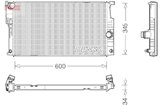 Chladič, chlazení motoru DENSO DRM05004