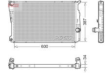 Chladič, chlazení motoru DENSO DRM05006