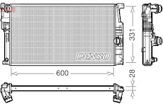 Chladič, chlazení motoru DENSO DRM05014
