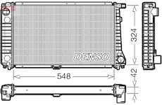 Chladič, chlazení motoru DENSO DRM05016