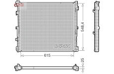 Chladič, chlazení motoru DENSO DRM05018