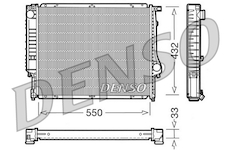 Chladič, chlazení motoru DENSO DRM05023