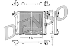 Chladič, chlazení motoru DENSO DRM05036