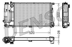 Chladič, chlazení motoru DENSO DRM05045