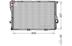 Chladič, chlazení motoru DENSO DRM05048