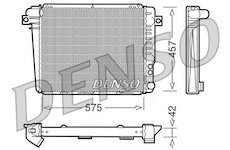 Chladič, chlazení motoru DENSO DRM05050