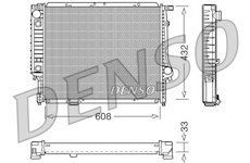 Chladič, chlazení motoru DENSO DRM05053