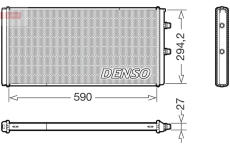 Chladič, chlazení motoru DENSO DRM05076
