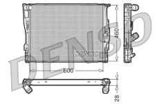 Chladič, chlazení motoru DENSO DRM05110