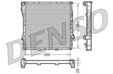 Chladič, chlazení motoru DENSO DRM05115