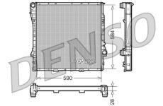 Chladič, chlazení motoru DENSO DRM05116