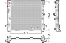 Chladič, chlazení motoru DENSO DRM05124