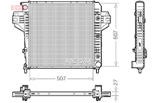 Chladič, chlazení motoru DENSO DRM06033