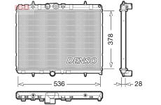 Chladič, chlazení motoru DENSO DRM07004