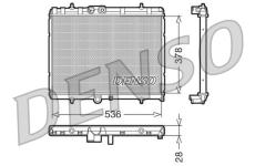 Chladič, chlazení motoru DENSO DRM07015