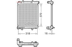 Chladič, chlazení motoru DENSO DRM07062