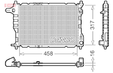 Chladič, chlazení motoru DENSO DRM08005