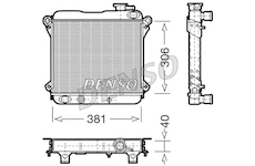 Chladič, chlazení motoru DENSO DRM09001