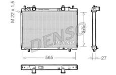 Chladič, chlazení motoru DENSO DRM09025