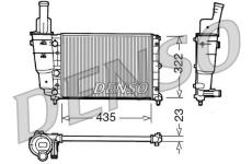 Chladič, chlazení motoru DENSO DRM09095