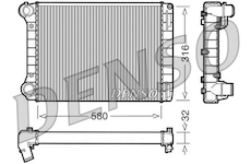 Chladič, chlazení motoru DENSO DRM09101