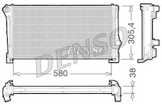 Chladič, chlazení motoru DENSO DRM09107