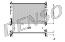 Chladič, chlazení motoru DENSO DRM09111