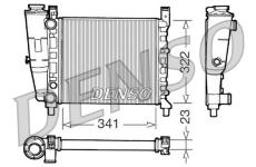 Chladič, chlazení motoru DENSO DRM09141