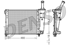 Chladič, chlazení motoru DENSO DRM09161