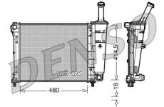 Chladič, chlazení motoru DENSO DRM09161