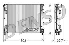 Chladič motora DENSO DRM09162