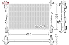 Chladič, chlazení motoru DENSO DRM09167