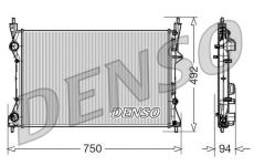 Chladič, chlazení motoru DENSO DRM09171