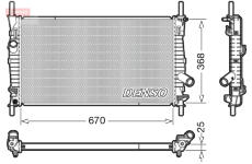 Chladič motora DENSO DRM10004