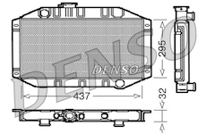 Chladič motora DENSO DRM10011