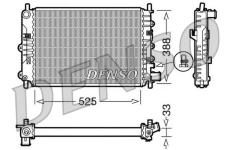 Chladič motora DENSO DRM10025