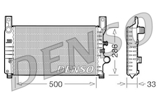 Chladič, chlazení motoru DENSO DRM10034