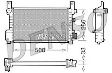 Chladič, chlazení motoru DENSO DRM10037