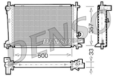 Chladič, chlazení motoru DENSO DRM10039