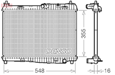 Chladič, chlazení motoru DENSO DRM10043