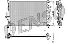 Chladič, chlazení motoru DENSO DRM10088