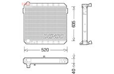 Chladič motora DENSO DRM10110
