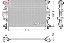 Chladič, chlazení motoru DENSO DRM10121