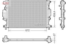 Chladič, chlazení motoru DENSO DRM10125